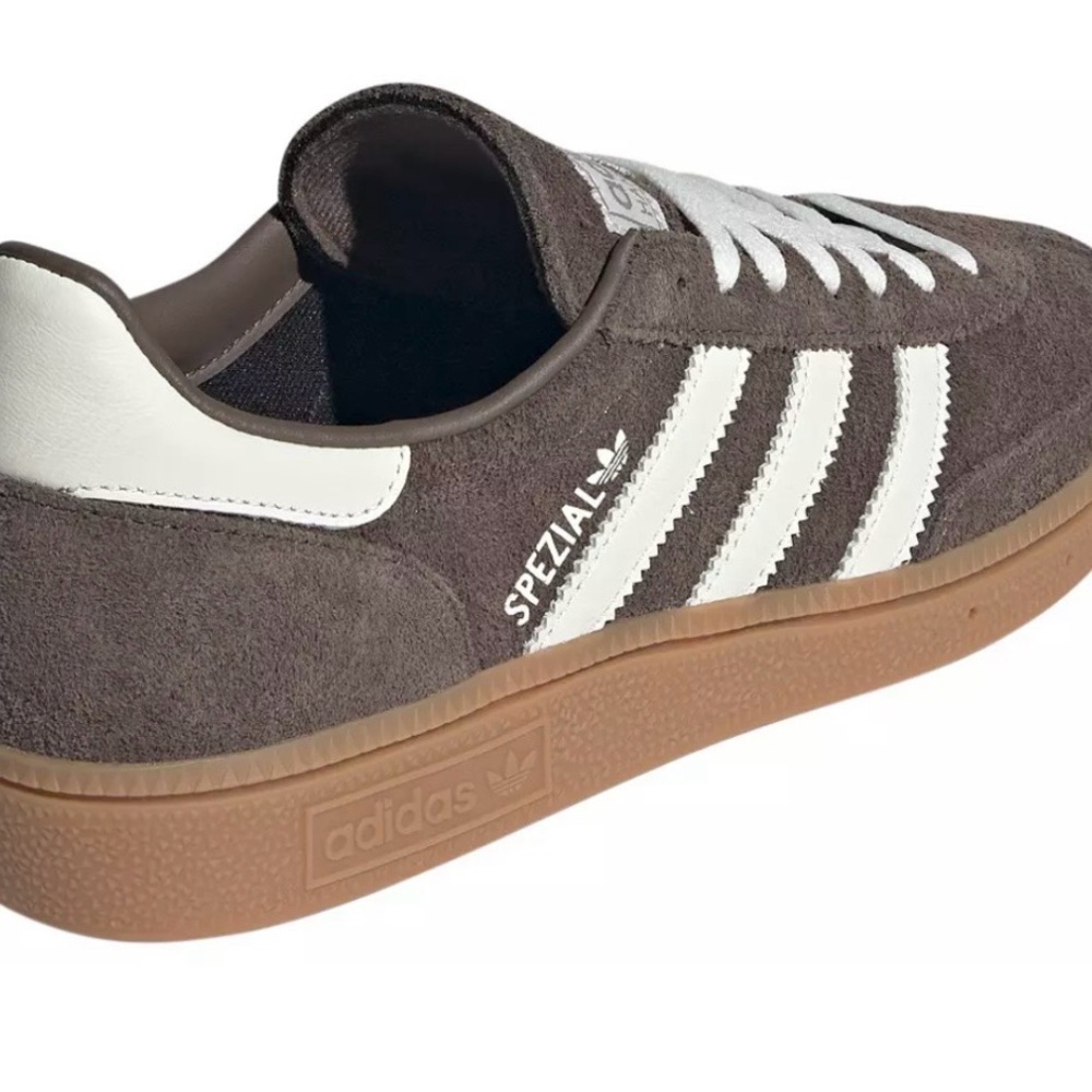 Adidas Spezial Suede Sneakers in Brown and White